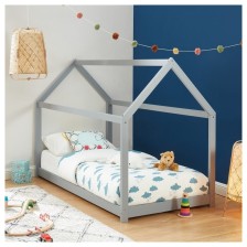 Lit Cabane Royaume Des Rêves Gris 90x190 cm - Laïba Kids Lit Cabane Royaume Des Rêves Gris 90x190 cm - Laïba Kids